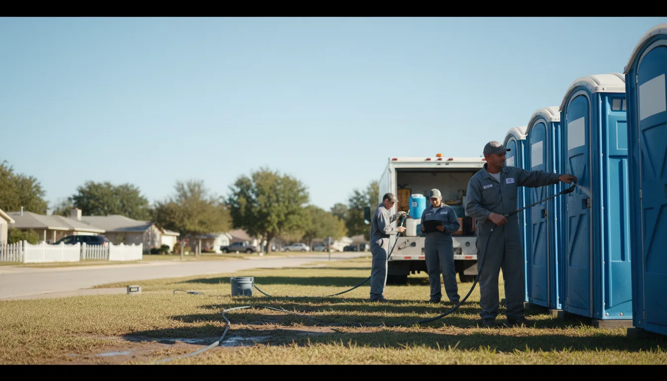 Long-Term Portable Toilet Rental in Austwell, TX near me